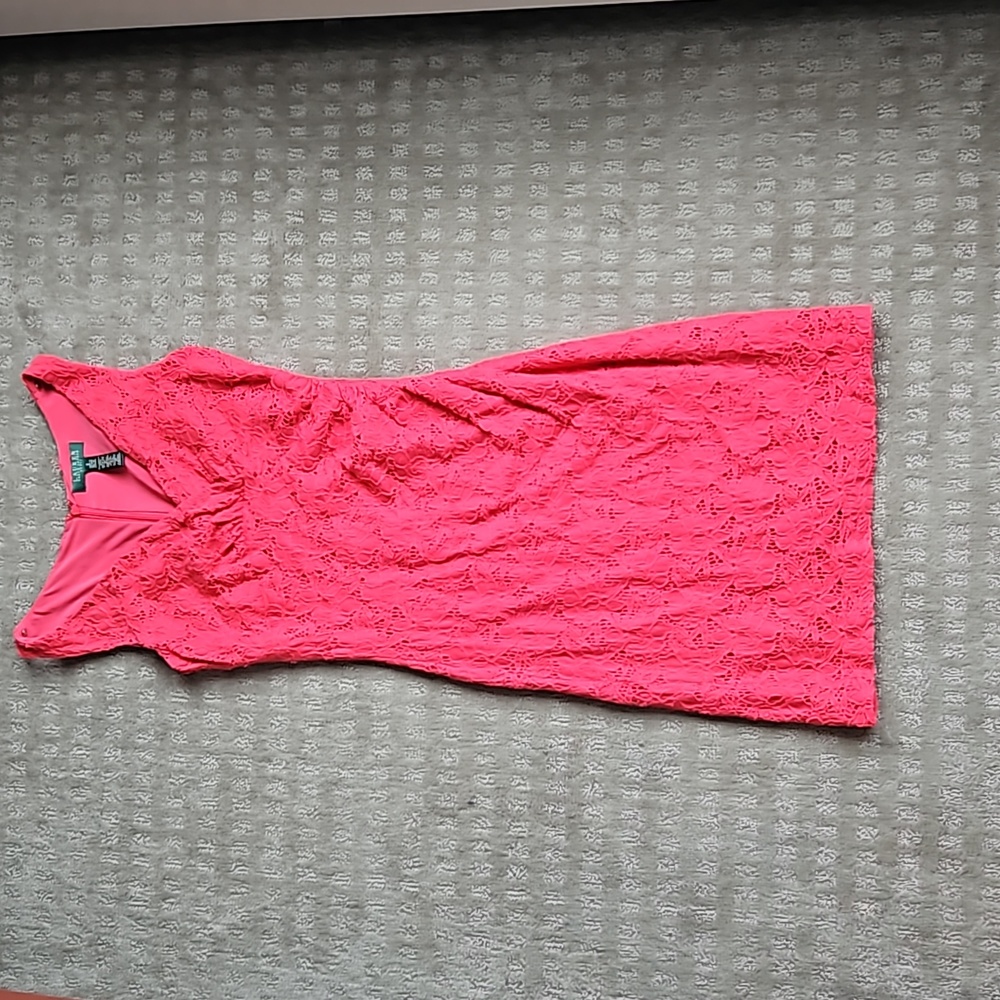 Ralph Lauren Pink Sleeveless Dress